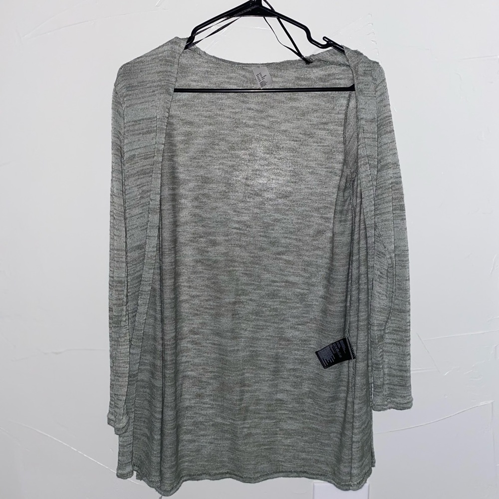 Lightweight green cardigan